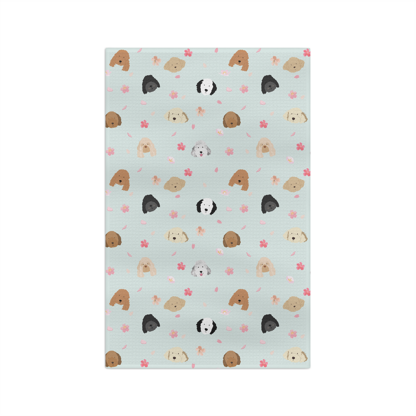 Doods in Springtime - Tea Towel - Sky Blue