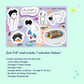 Smudgey Sheepadoodle Sticker Sheet